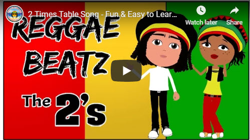 Reggae beatz the 2 times table