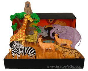 A picture of an African savanna scene