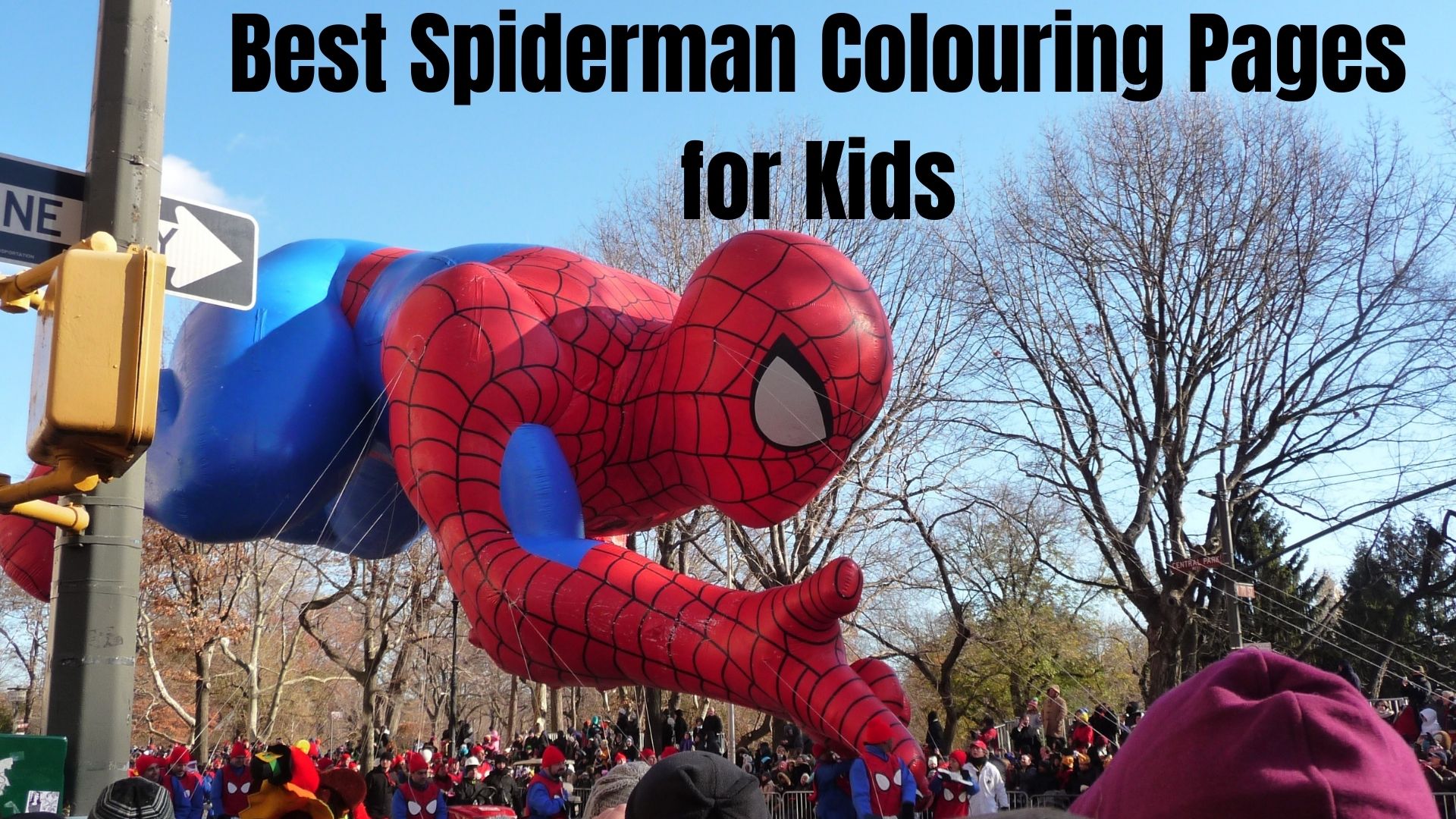 Best Spiderman Colouring Pages for Kids