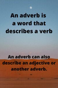 Adverb KS2 meaning