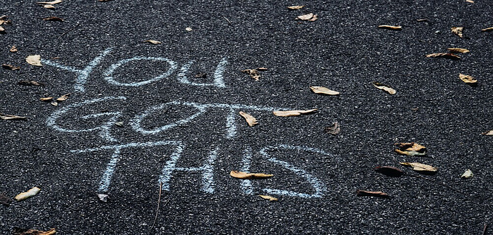 Chalk message - 